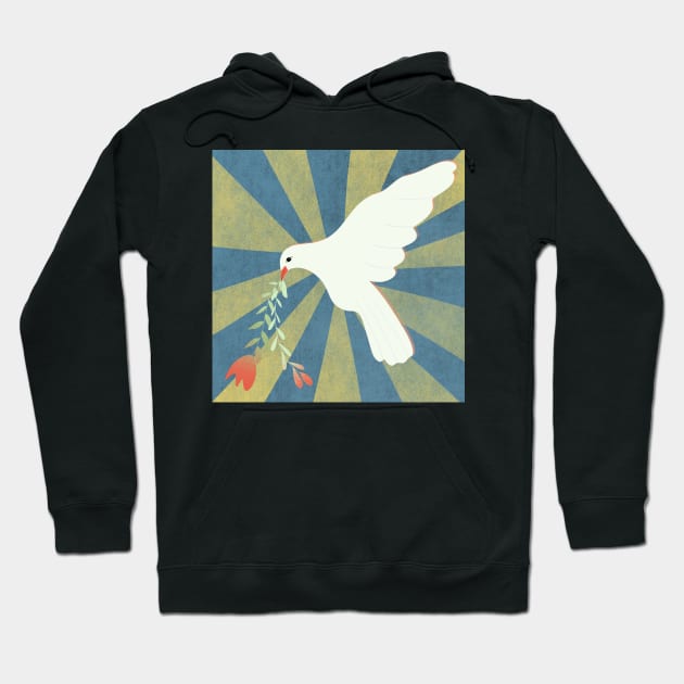 Peace for Ukraine - peace dove Hoodie by Halley G-Shirts